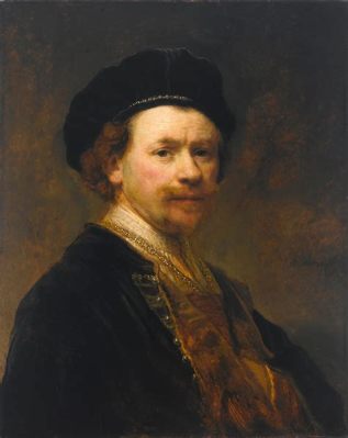 what did rembrandt enjoy painting the most about his own face?